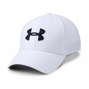 Neutral Tone Fit Focus Under Armour Men's Blitzing 3.0 Cap - White
