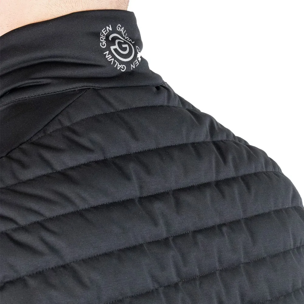 Heat Tech Fabric Comfort Fit Cut Galvin Green Lanzo Interface-1 Primaloft Wind Jacket - Black
