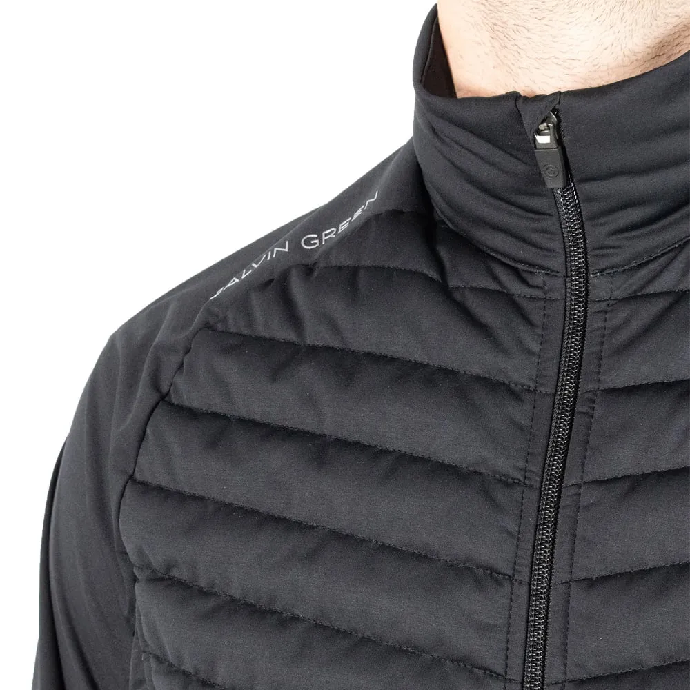 Seamless Shoulder Design Soft Fleece Interior Galvin Green Lanzo Interface-1 Primaloft Wind Jacket - Black