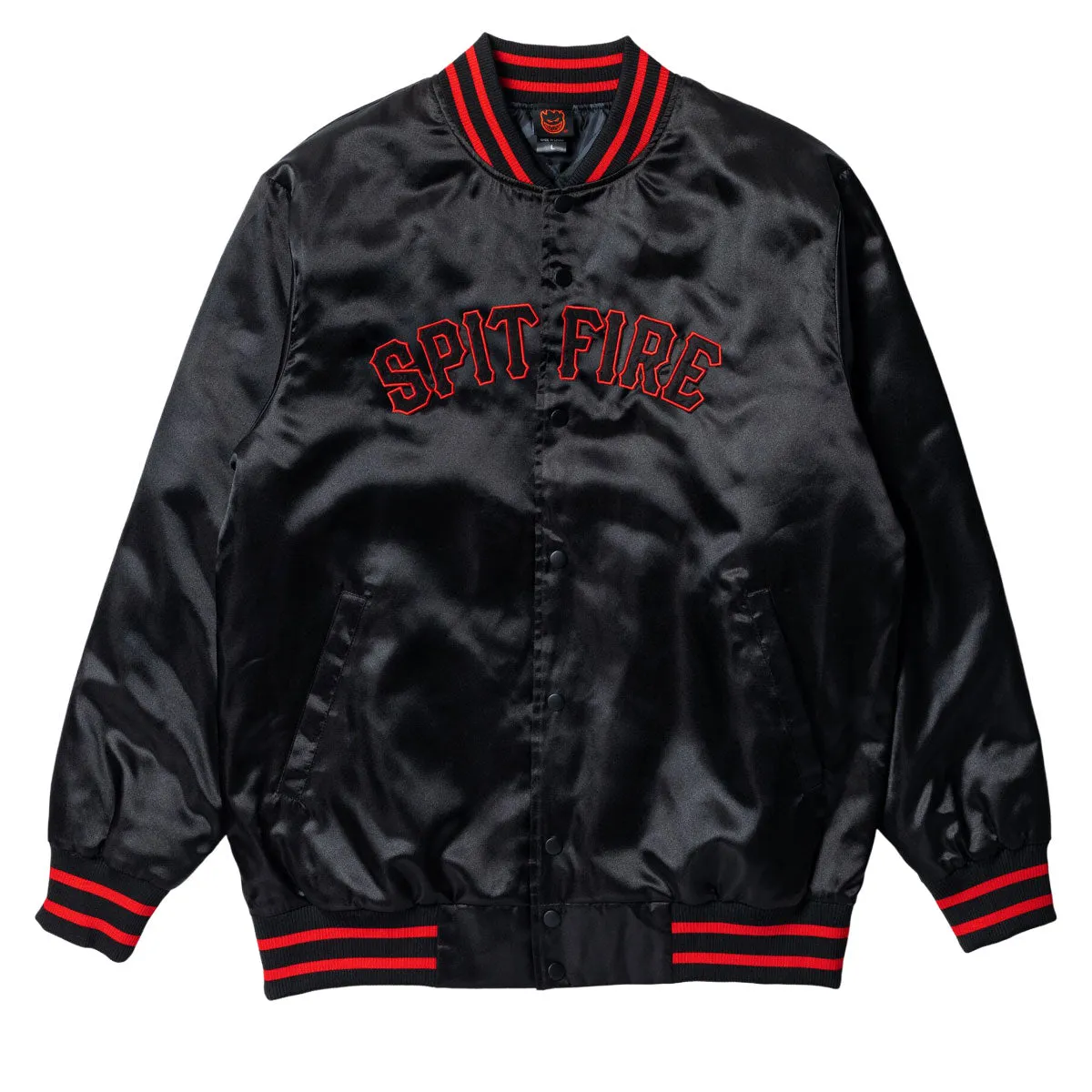 Functional Pocket Quick Dry Fabric Spitfire Spitball Jacket - Black/Red