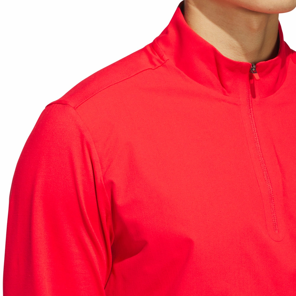 adidas Ultimate365 Tour 1/4 Zip Pullover - Pure Ruby Cozy Clothing Style product luxury factor