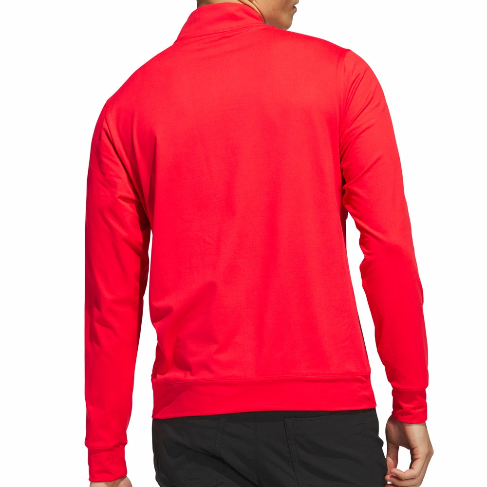 adidas Ultimate365 Tour 1/4 Zip Pullover - Pure Ruby Sports Apparel Yoga wear