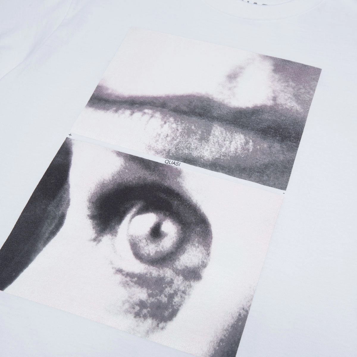GarmentDyedTexture Casual Essentials Wear Quasi Sense T-Shirt - White