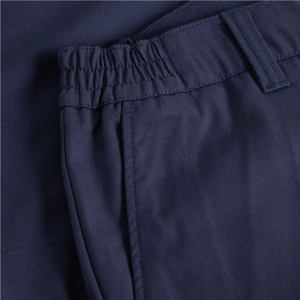 Wrinkle Free Fabric Rubberized Waistband Last Resort AB PM001 Shorts - Dark Navy