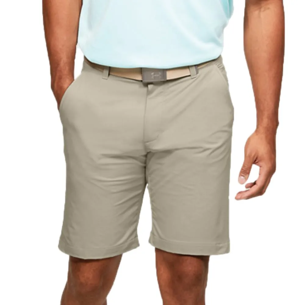 Camouflage Pattern Under Armour EU Perfromance Tapered Tech Shorts - Brown