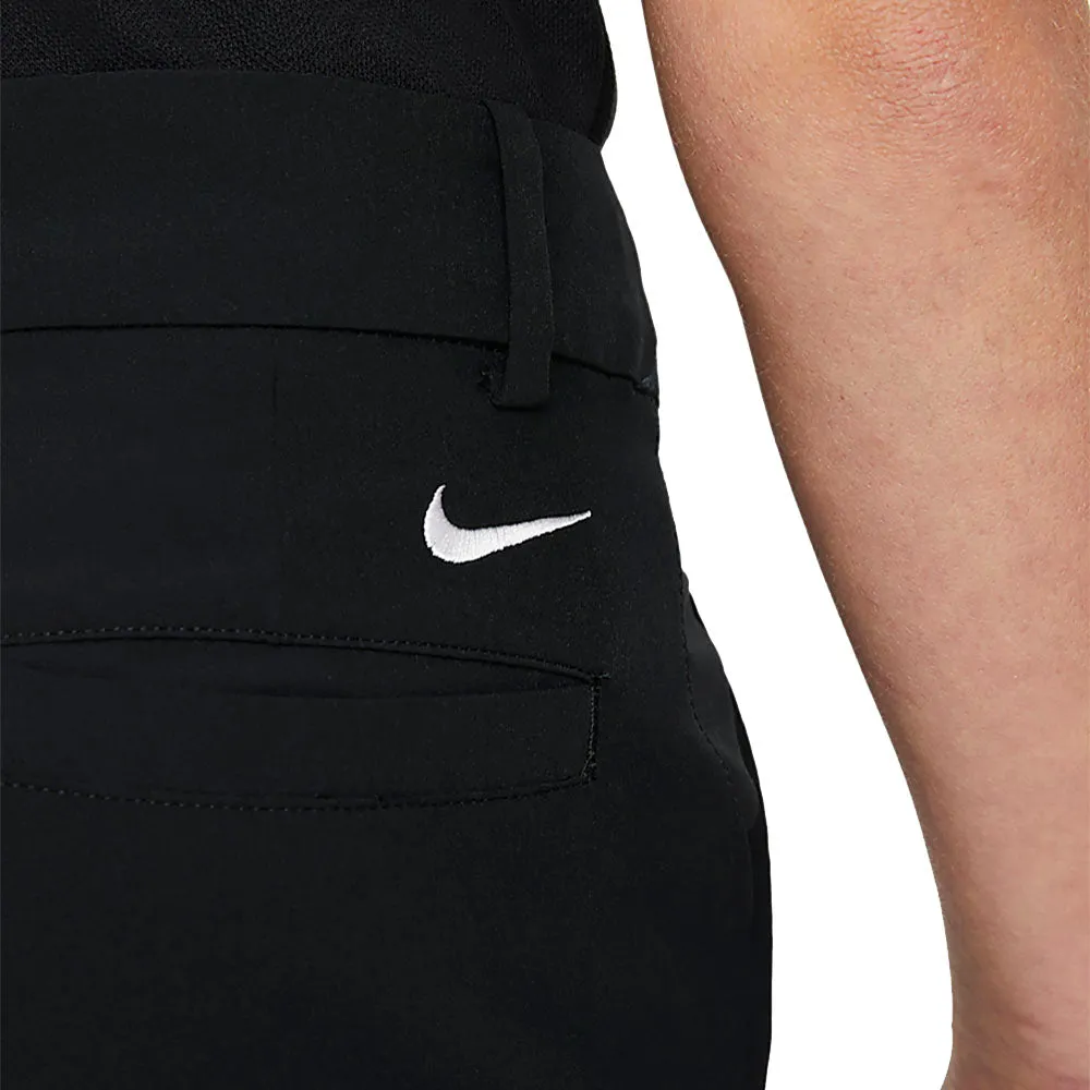 WindResistantWeave Lightweight Fabric Nike Older Kids' (Boys') Golf Shorts - Black/White