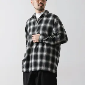 Sustainable Dye Process FUJITO / Ring Shirt Ombre Check