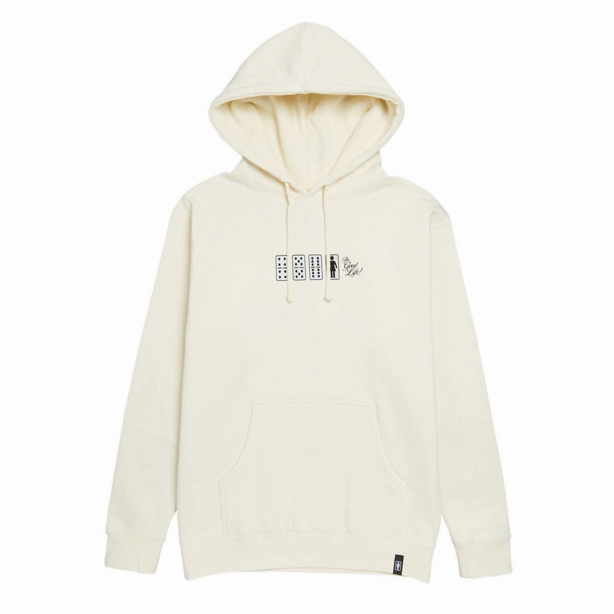 Tagless Neck Travel Comfort Girl x Goodlife Hoodie - Bone
