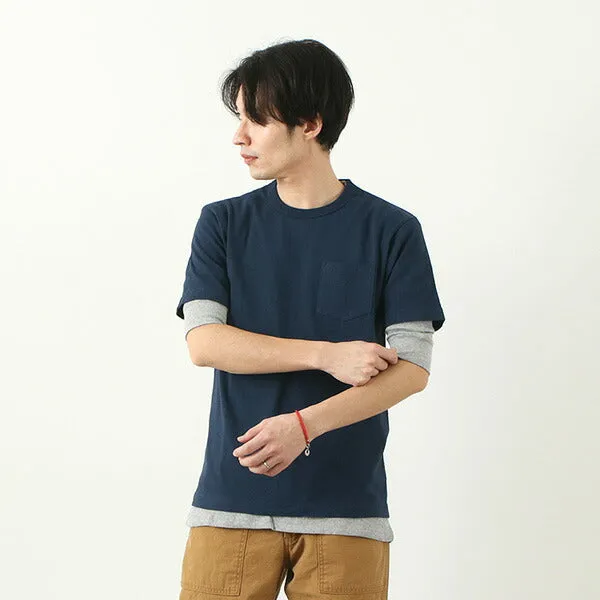 BARNS / BR-1100 Loopwheel Jersey Short Sleeve Crew neck Wrinkle Resistant Cloth Boat neck style