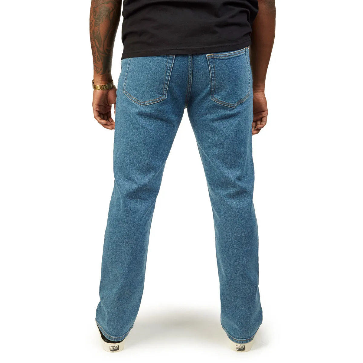 Seamless Design CCS Straight Stretch Denim Jeans - 12oz Rinse