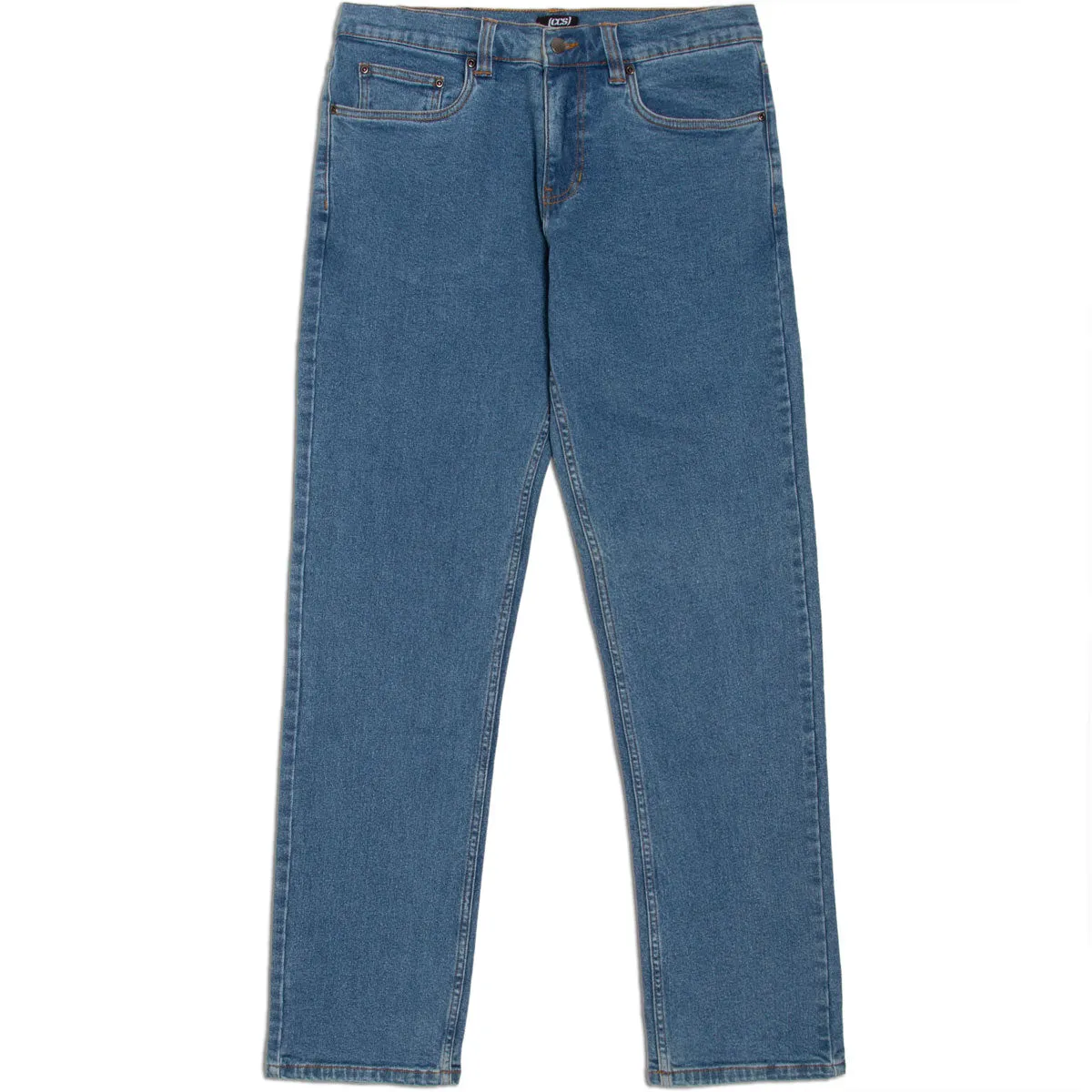 CCS Straight Stretch Denim Jeans - 12oz Rinse stain guard Abrasion Proof Reinforcements