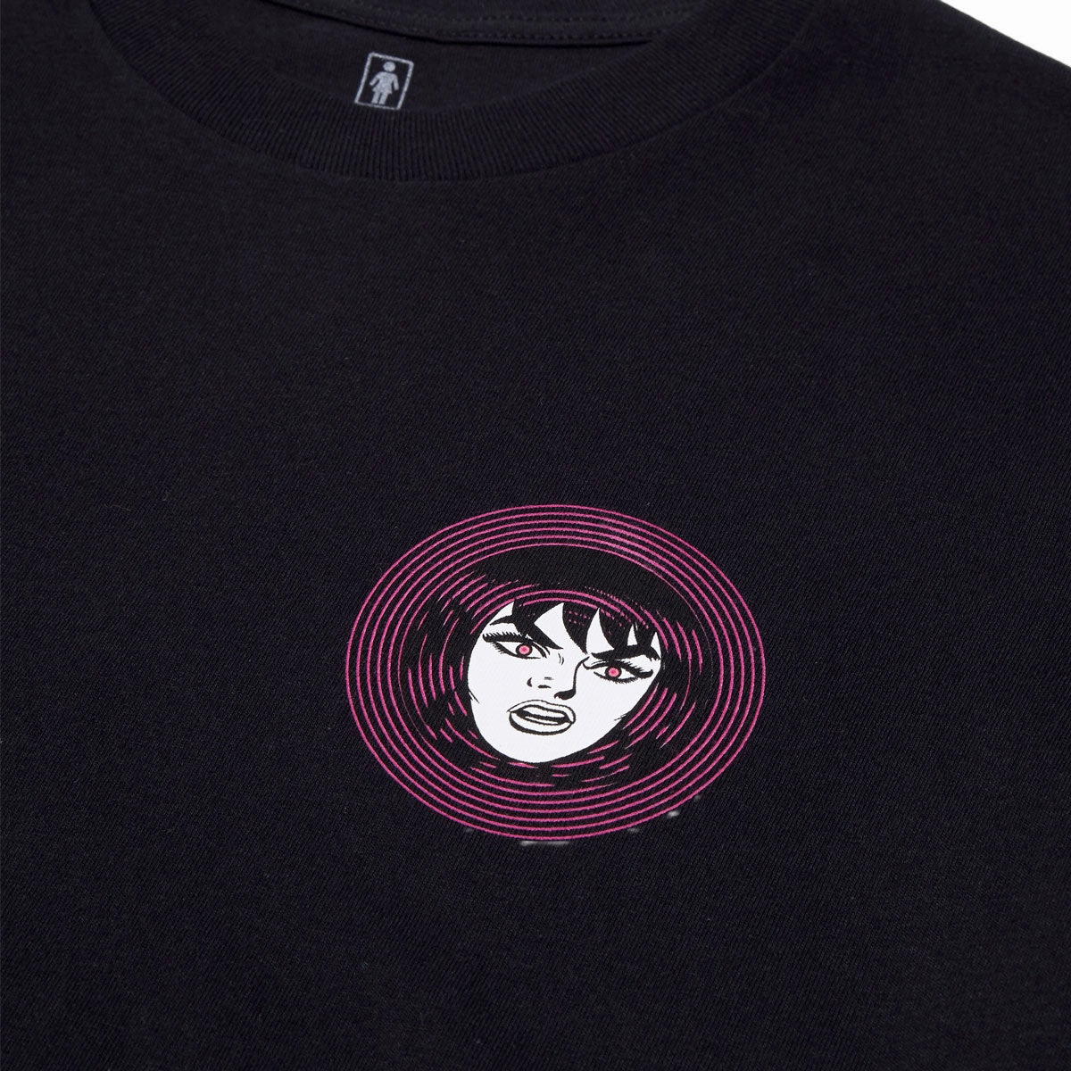 Fun Prints Girl Hypno Girl T-Shirt - Black
