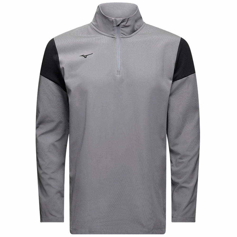 perfect for anniversaries Transitional Piece Mizuno Drop 1/4 Zip Pullover - Charcoal