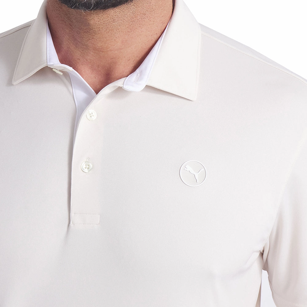 Puma Pure 2.0 Polo Shirt - Alpine Snow Lightweight Construction Cool and Comfortable