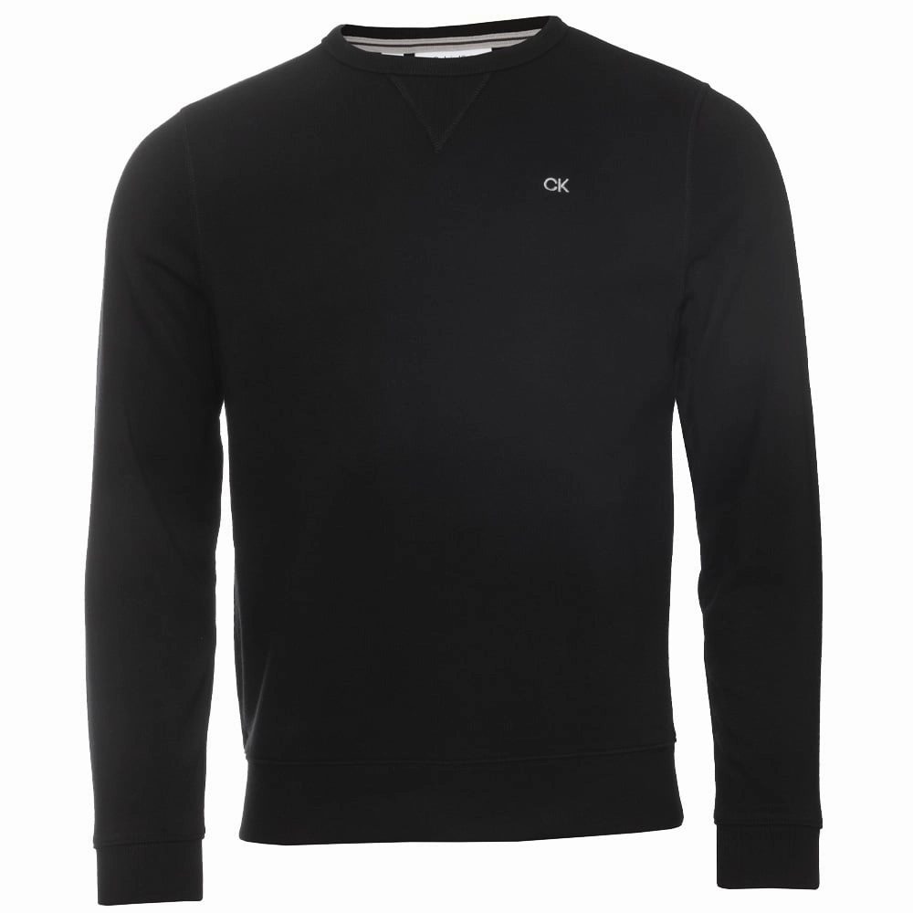 Houndstooth Travel Minimal Calvin Klein Ohio Sweater - Black