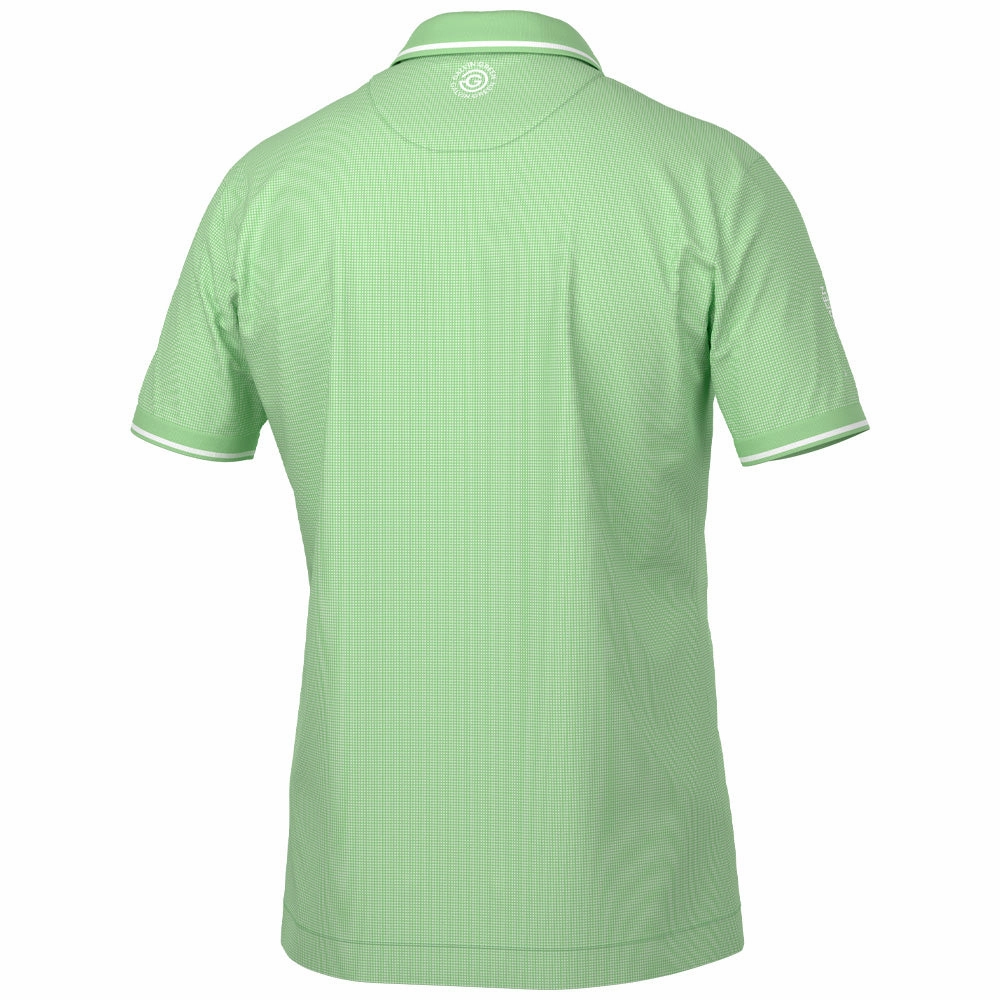 Simple Look Galvin Green Miller Polo Shirt - White/Fresh Green