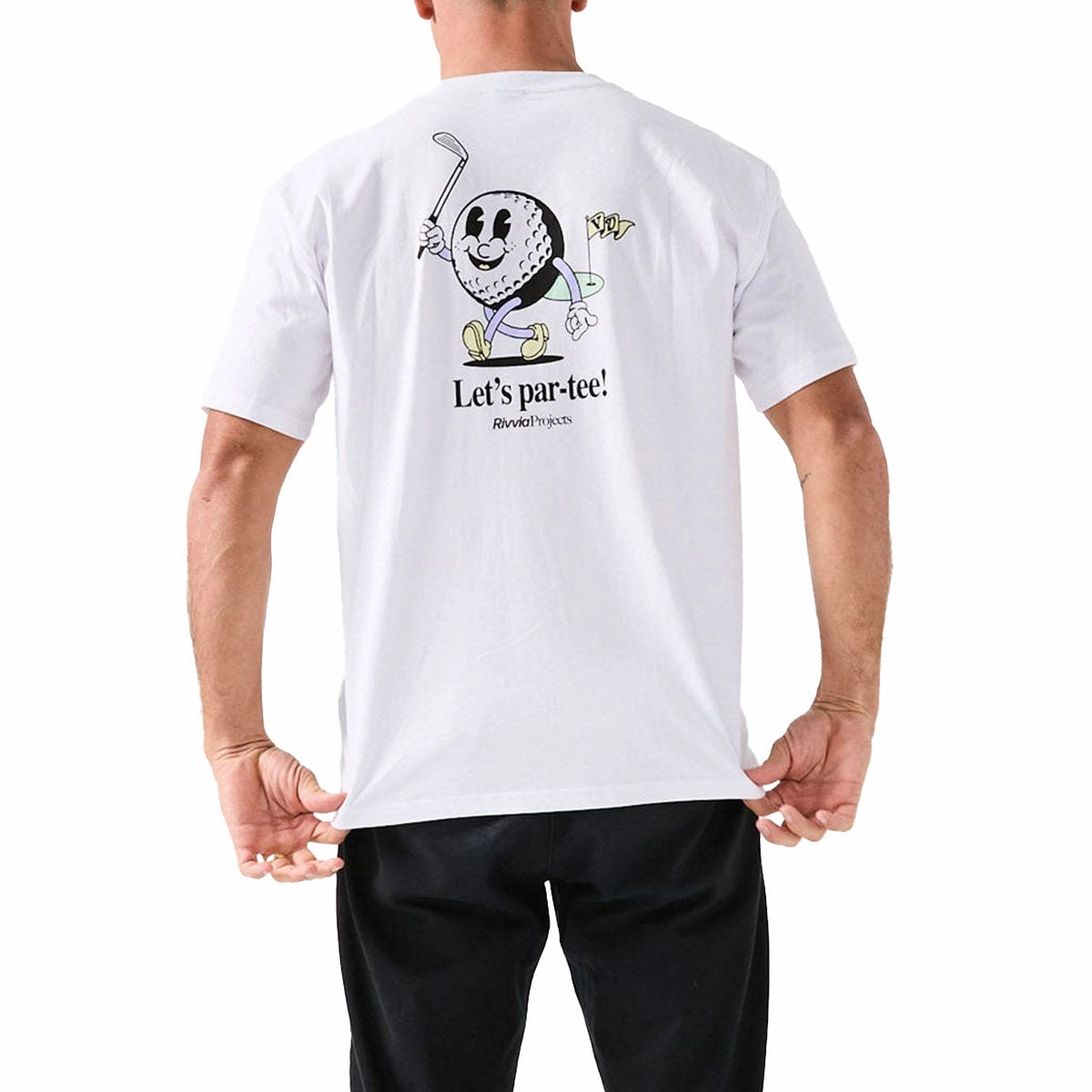 Travel Light Comfy Wardrobe Rivvia Partee T-Shirt - White