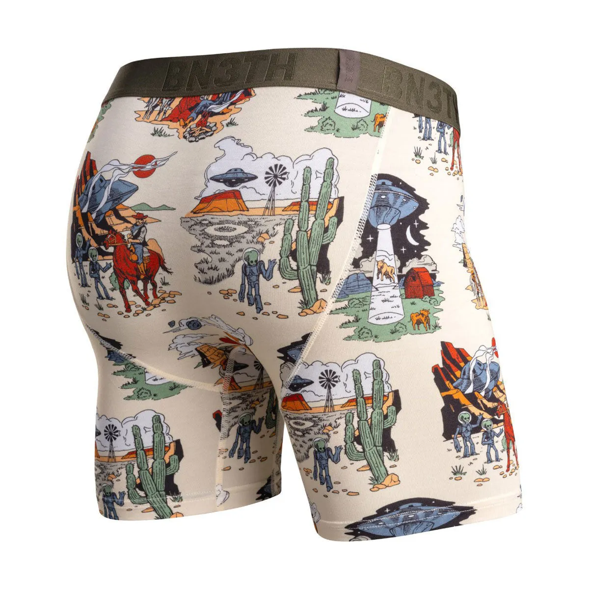 Unisex Appeal Natural Style BN3TH Classic Icon PT Boxer Brief - Space Cowboy/Sand