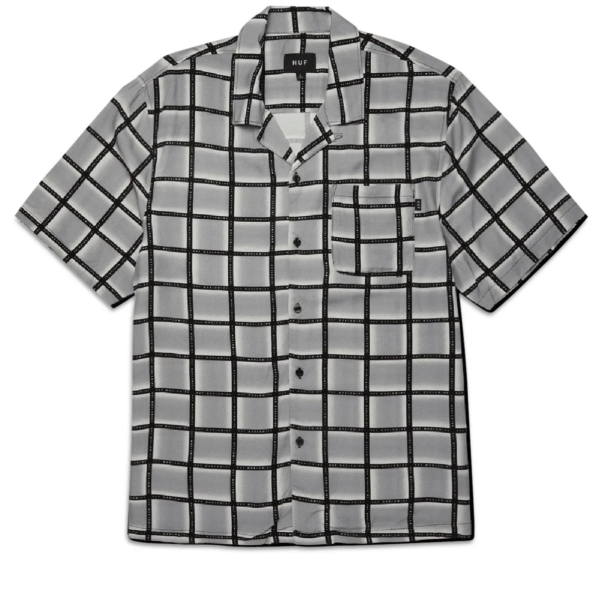 HUF Flynn Resort Shirt - Black Subtle Details