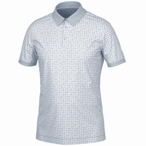 soft look Ultimate Wear Galvin Green Melvin Polo Shirt - Cool Grey/White