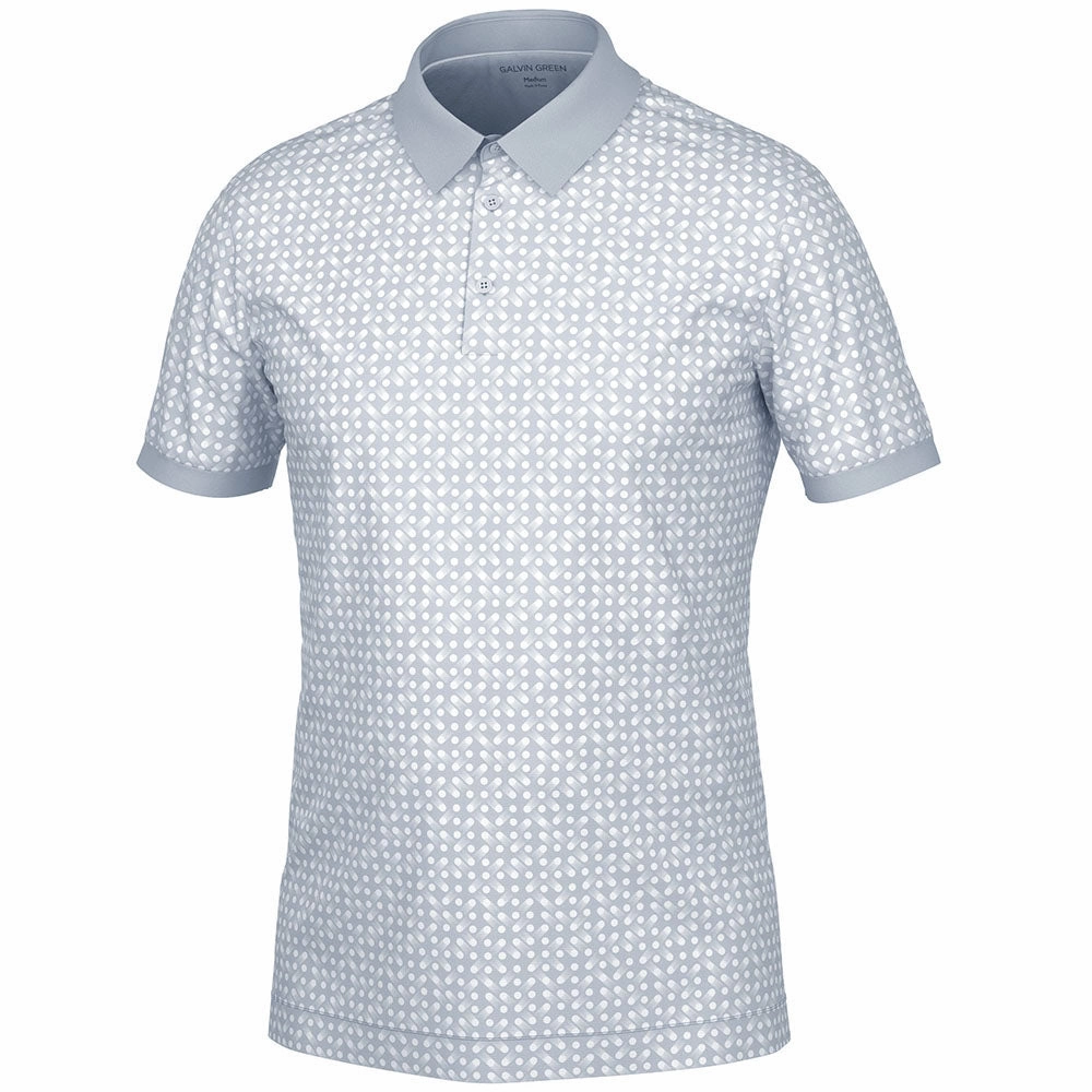 soft look Ultimate Wear Galvin Green Melvin Polo Shirt - Cool Grey/White