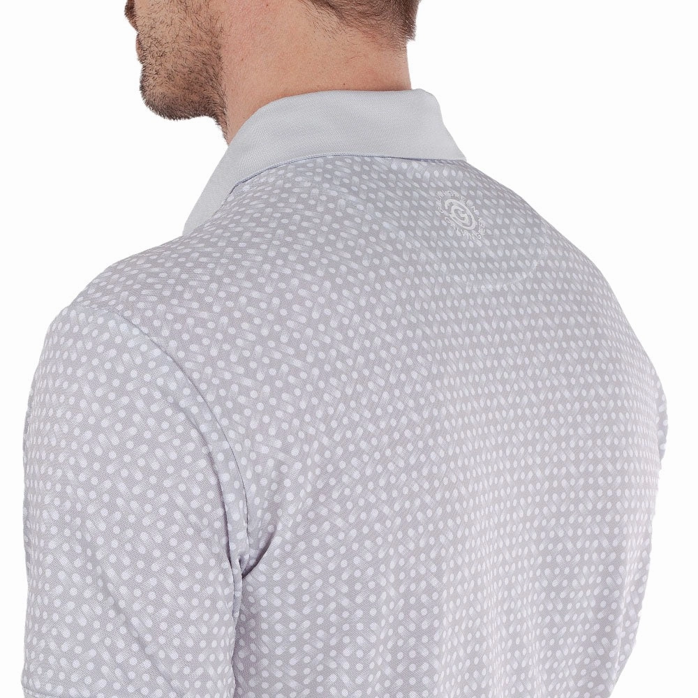 Galvin Green Melvin Polo Shirt - Cool Grey/White Light Comfort Daily Comfort
