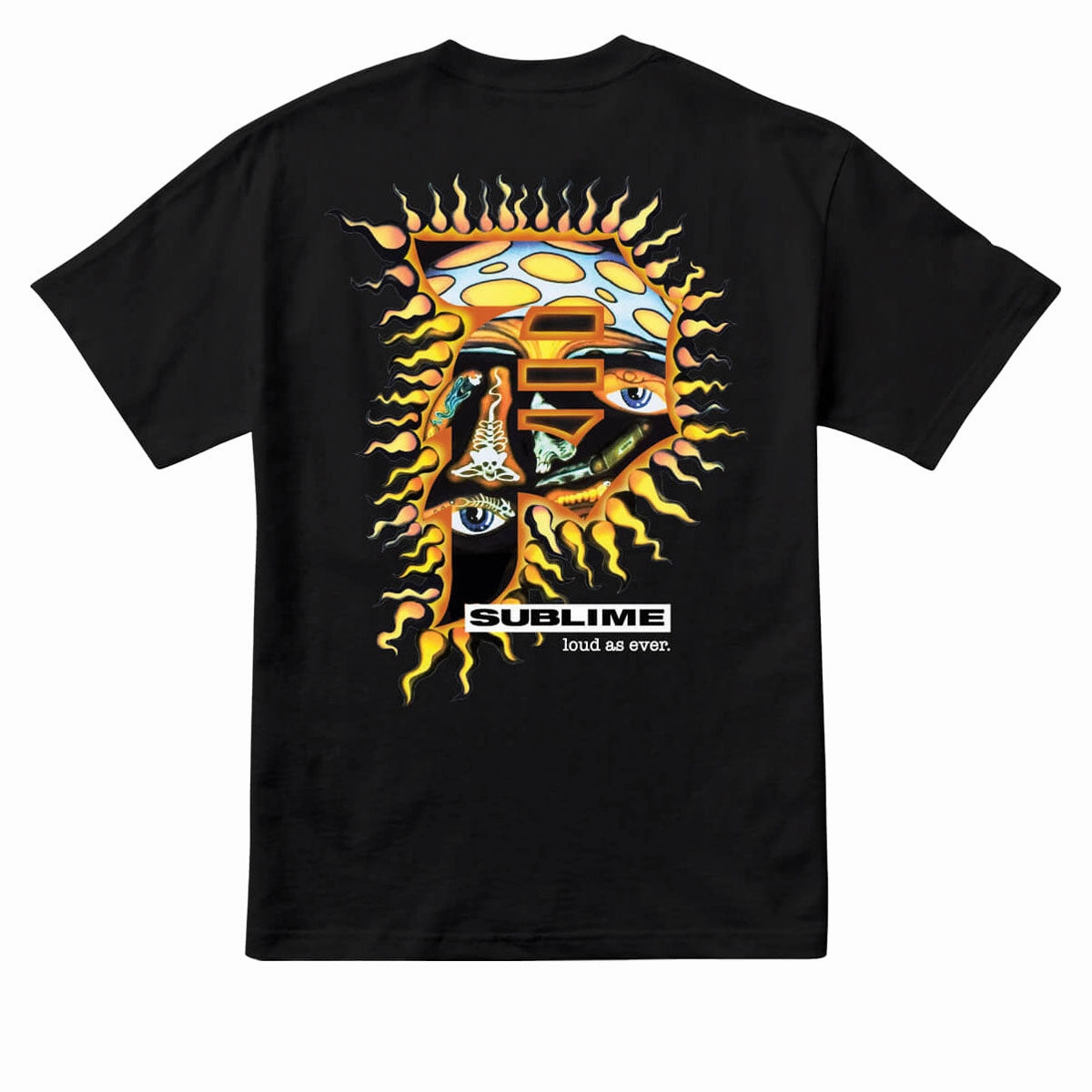 Primitive x Sublime Dirty P T-Shirt - Black Cozy Comfort Anti Shrinkage Treatment