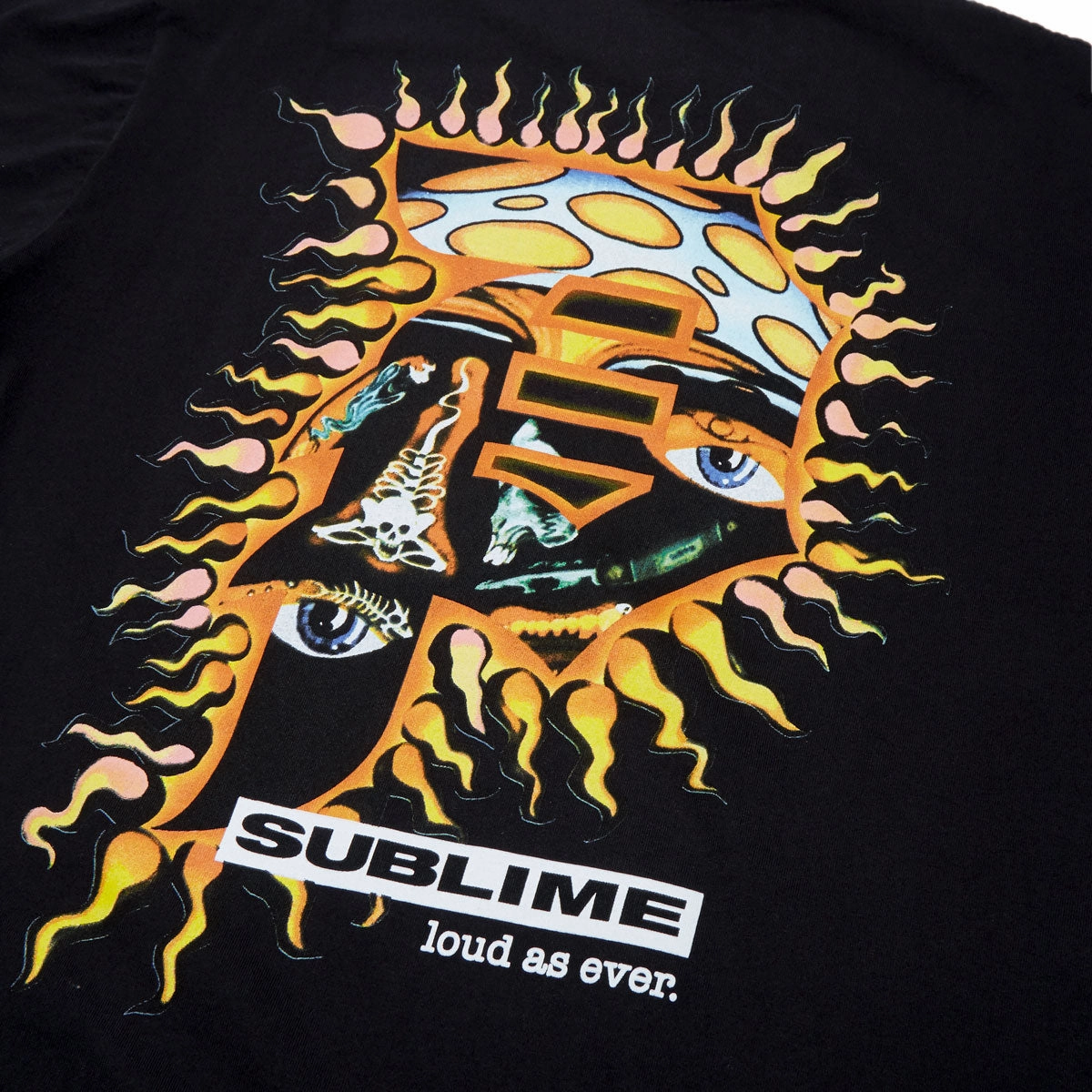 Minimalist Stitching Primitive x Sublime Dirty P T-Shirt - Black