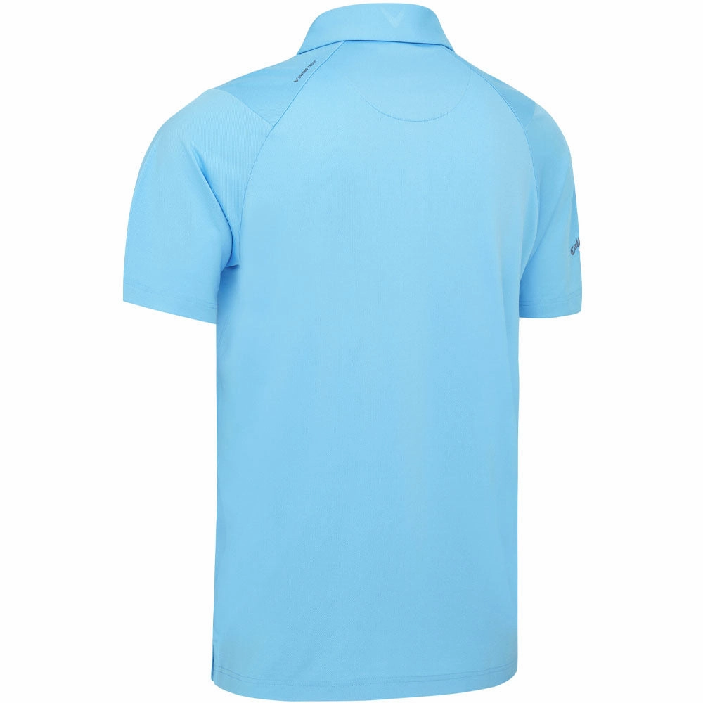 Summer Comfort Callaway Swing Tech Solid Polo Shirt - Blue Grotto