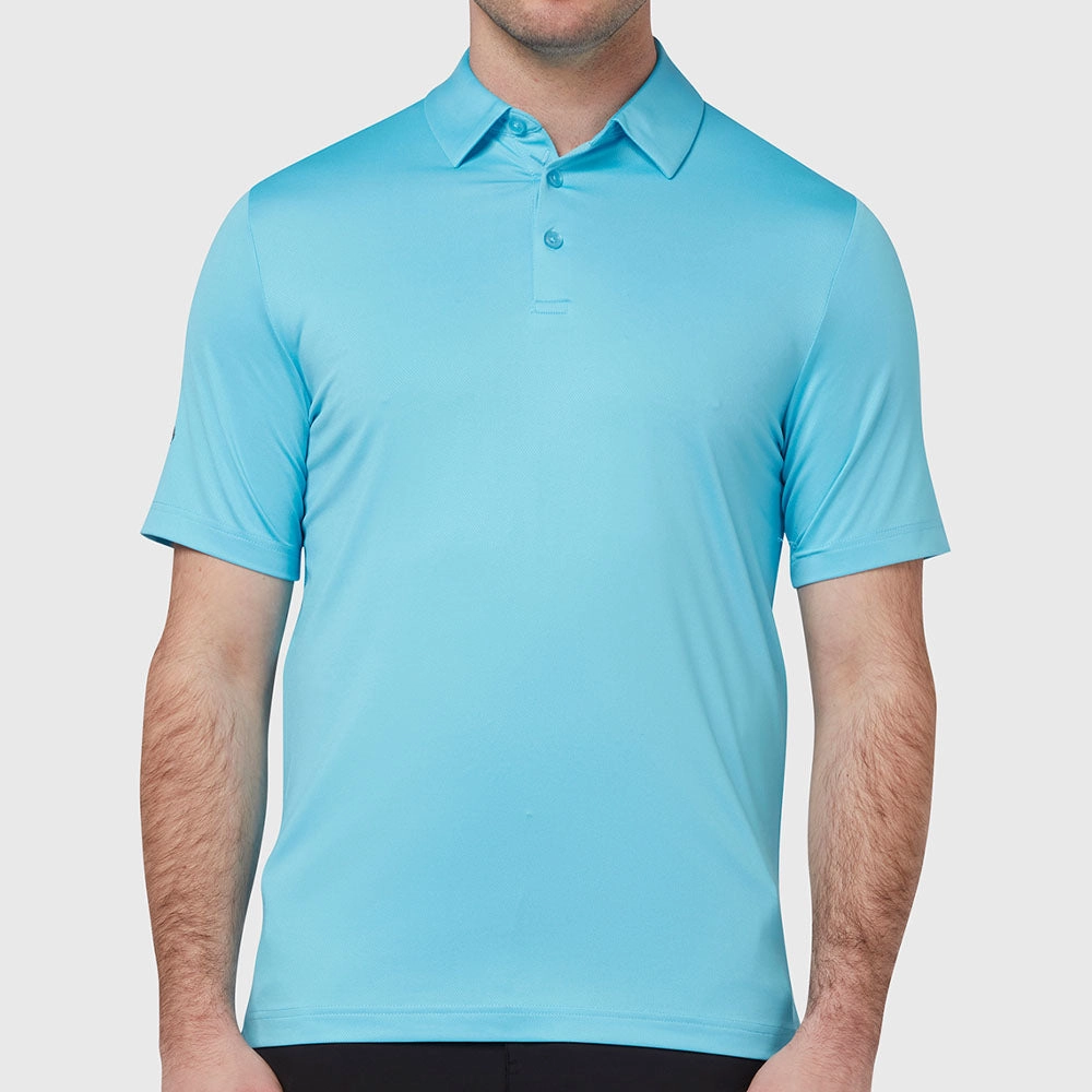 Breathable mesh lining Skin Friendly Lining Callaway Swing Tech Solid Polo Shirt - Blue Grotto