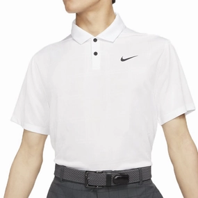 Classic Outfit Style EasyCareFinish Nike Dri-Fit Vapor Textured Polo Shirt - White/Black