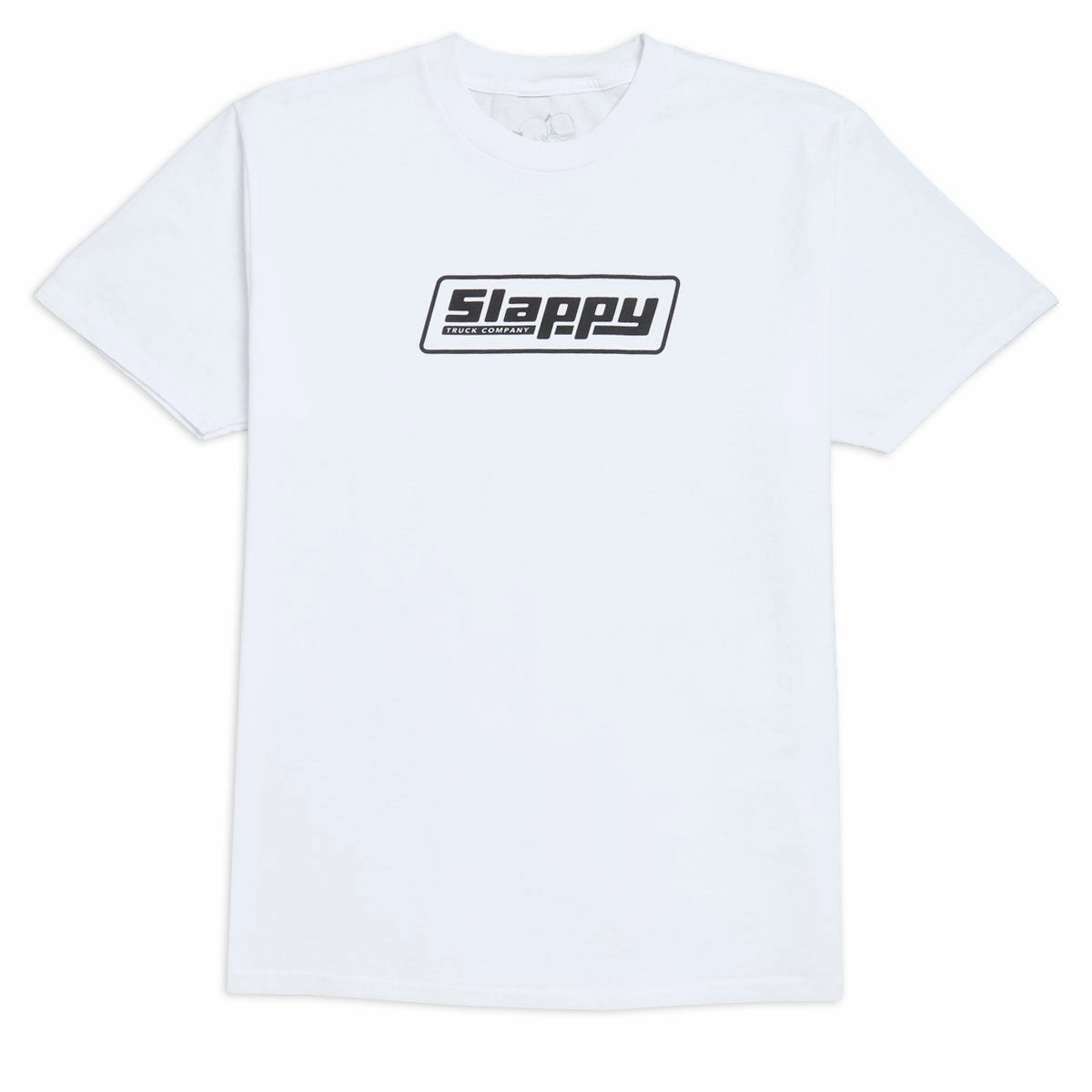 Slappy OG Logo T-Shirt - White Versatile Layering V neck style