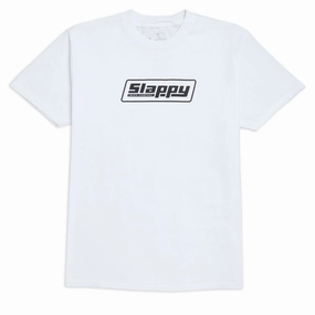 Slappy OG Logo T-Shirt - White Breezy Design