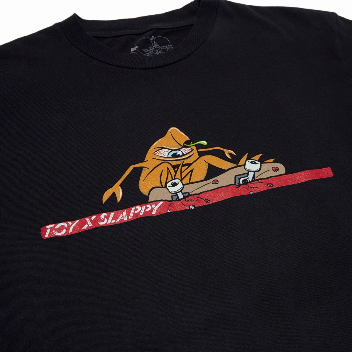 Slappy x Toy Machine T-Shirt - Black Casual Chic