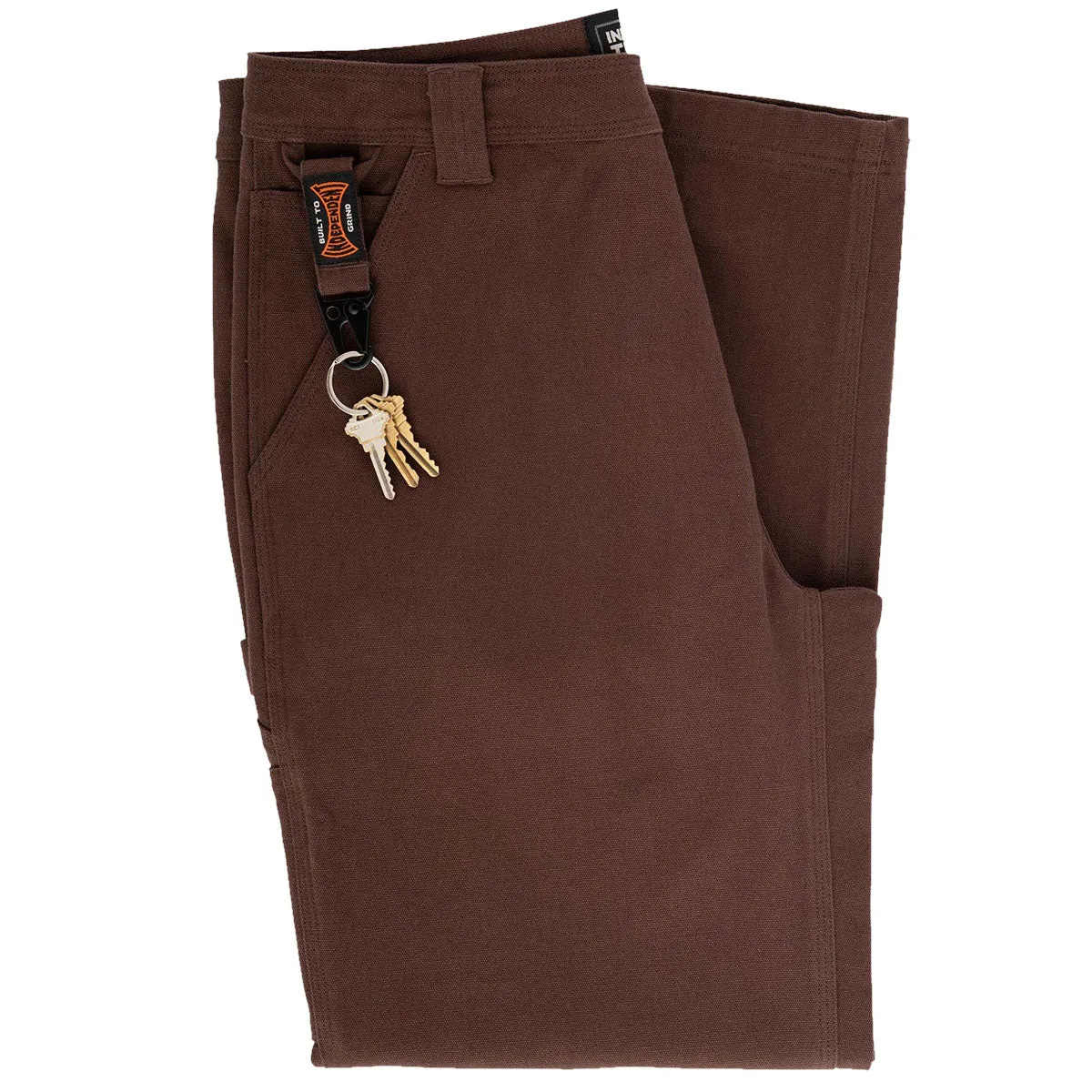 Independent Built To Grind Utility Pants - Chocolate Breathable Weave Fabric