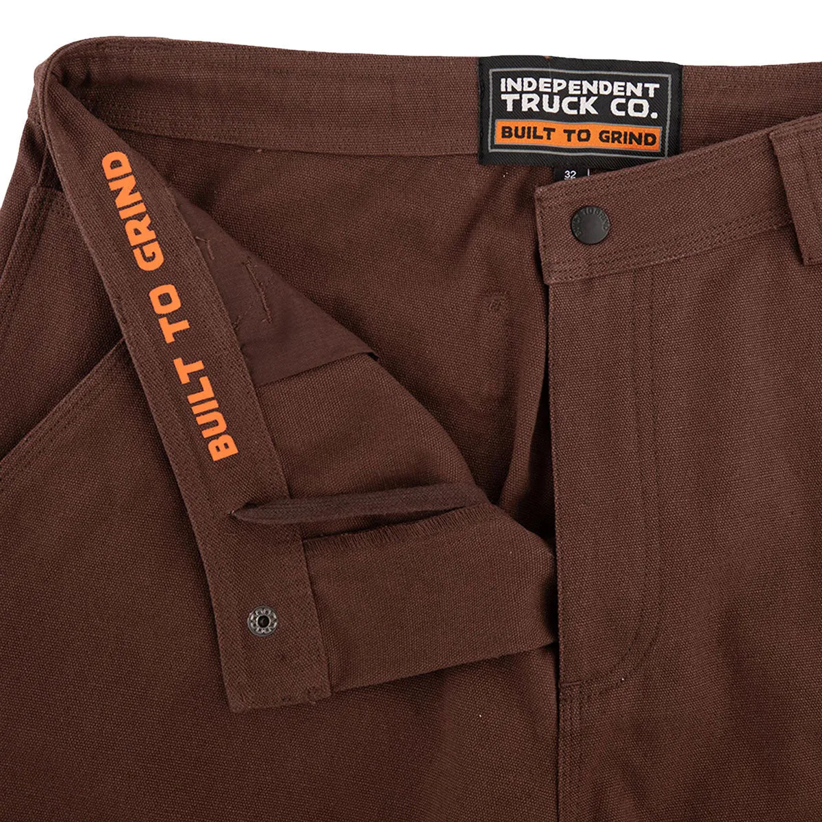 All Use Comfortable Fashion Independent Built To Grind Utility Pants - Chocolate