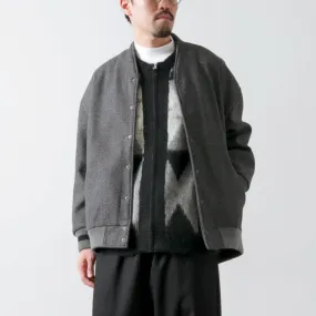 Ergonomic Shoulder Cut KELEN / Collarless Egg Jacket