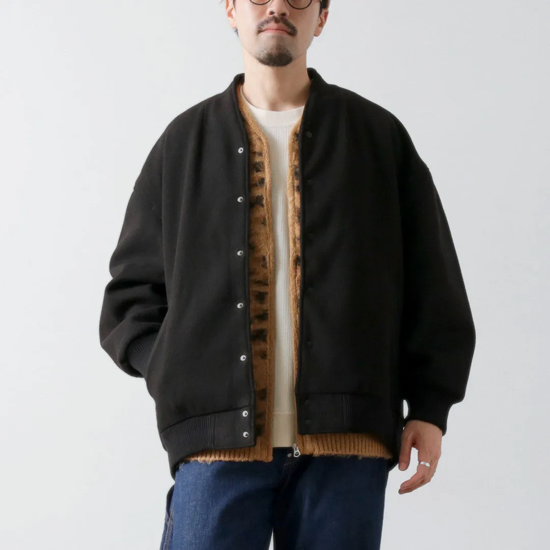 KELEN / Collarless Egg Jacket NoiseFreeFabric