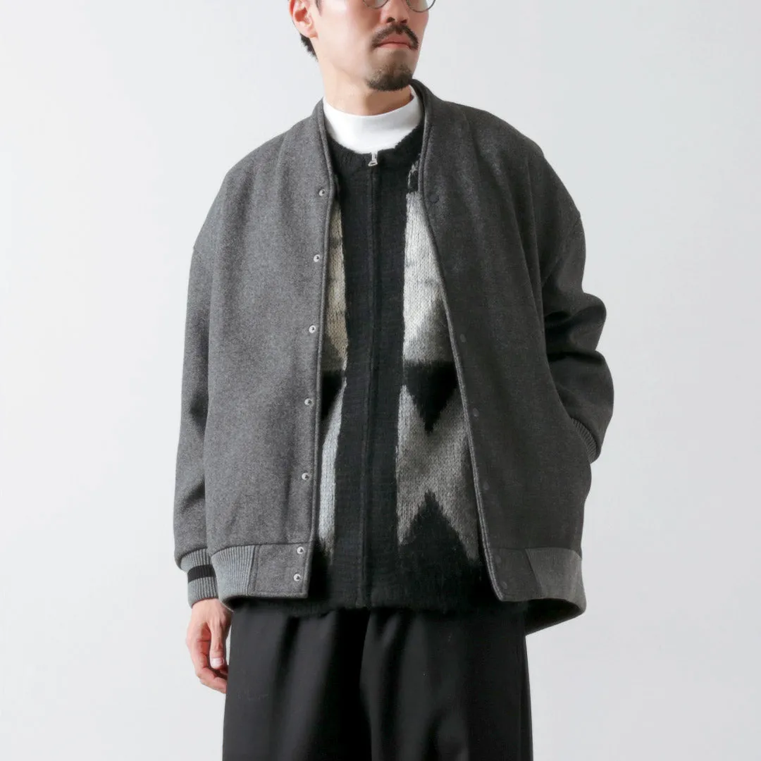 Ergonomic Shoulder Cut KELEN / Collarless Egg Jacket
