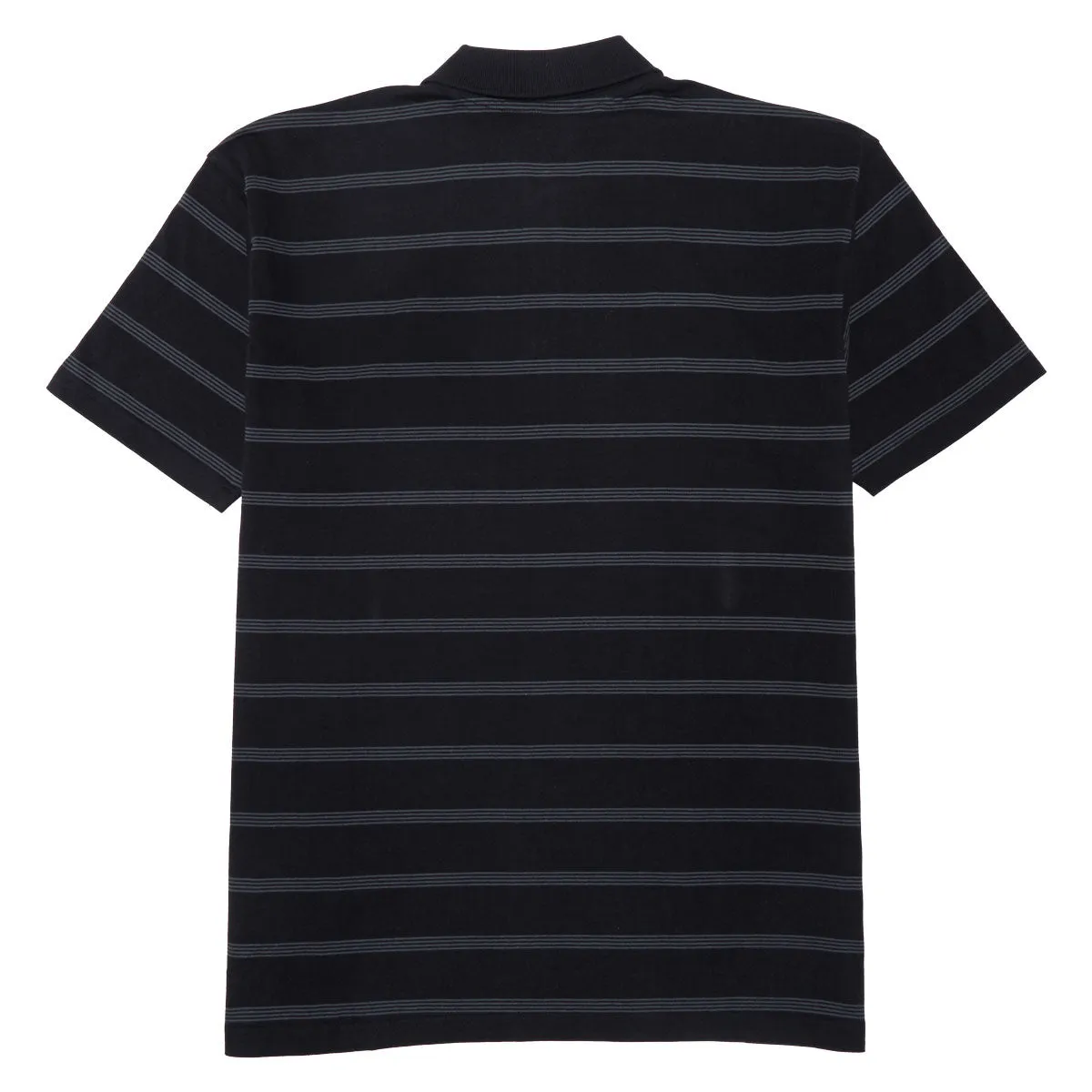 Dickies Skate Temp-IQ Christainburg Polo Shirt - Black Tonal Tri Stripe mix and match Tailored Cuffs