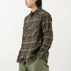 FOB FACTORY / F3497 Flannel Check Work Shirt Seasonal Fashion