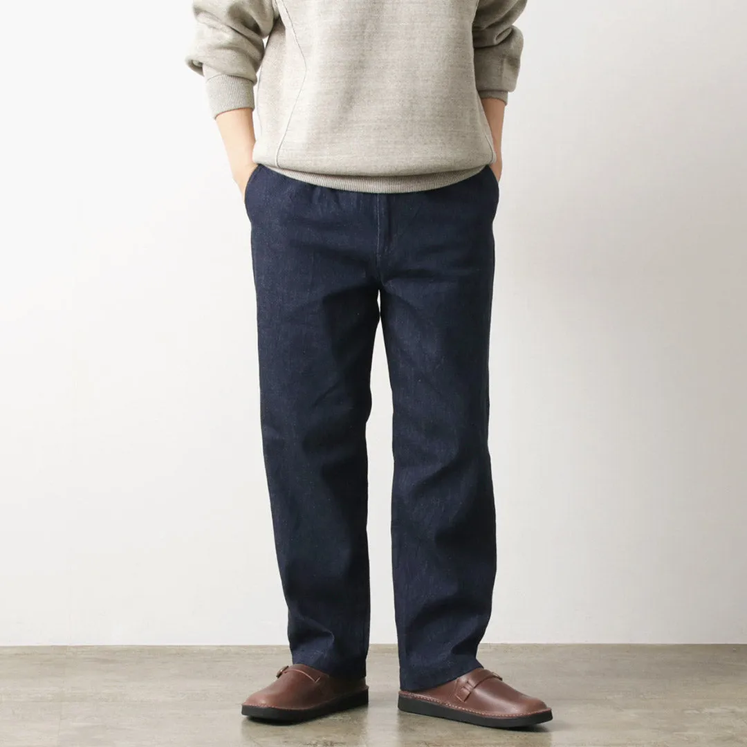 Recycled Material FOB FACTORY / F0508 Denim Track Pants