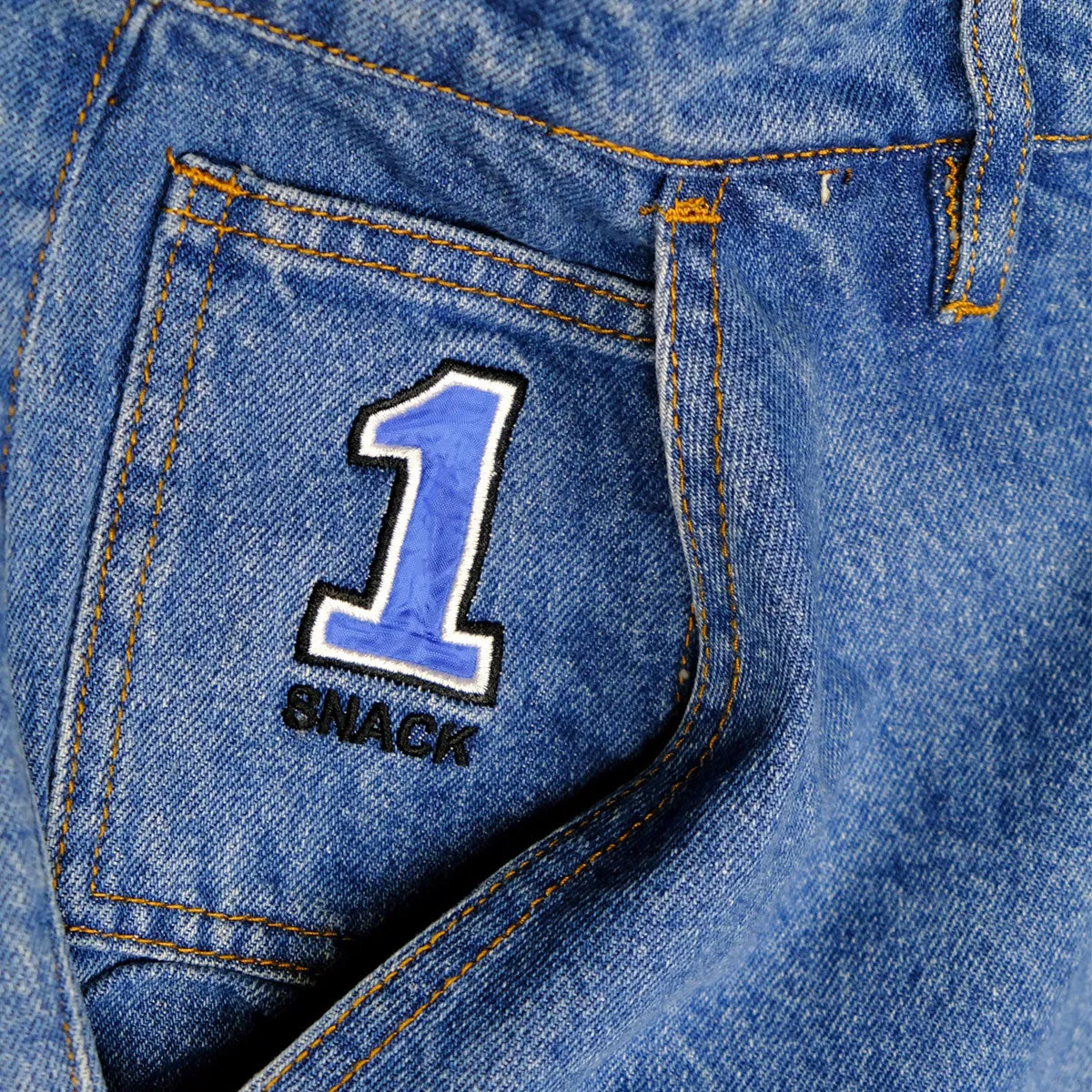 Snack Pole Position Jeans - Skyline Blue Layering Piece Flexibility Fit