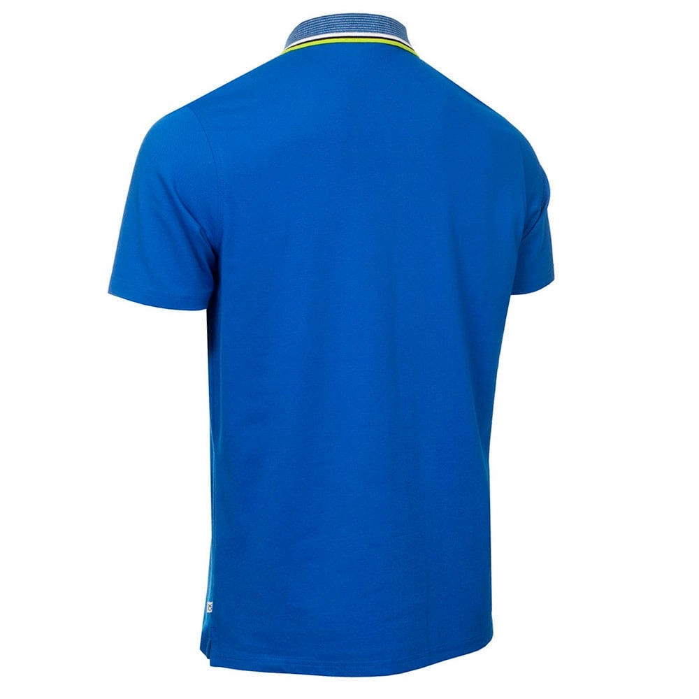 LightweightBlend Calvin Klein Monterey Polo Shirt- Ocean Blue