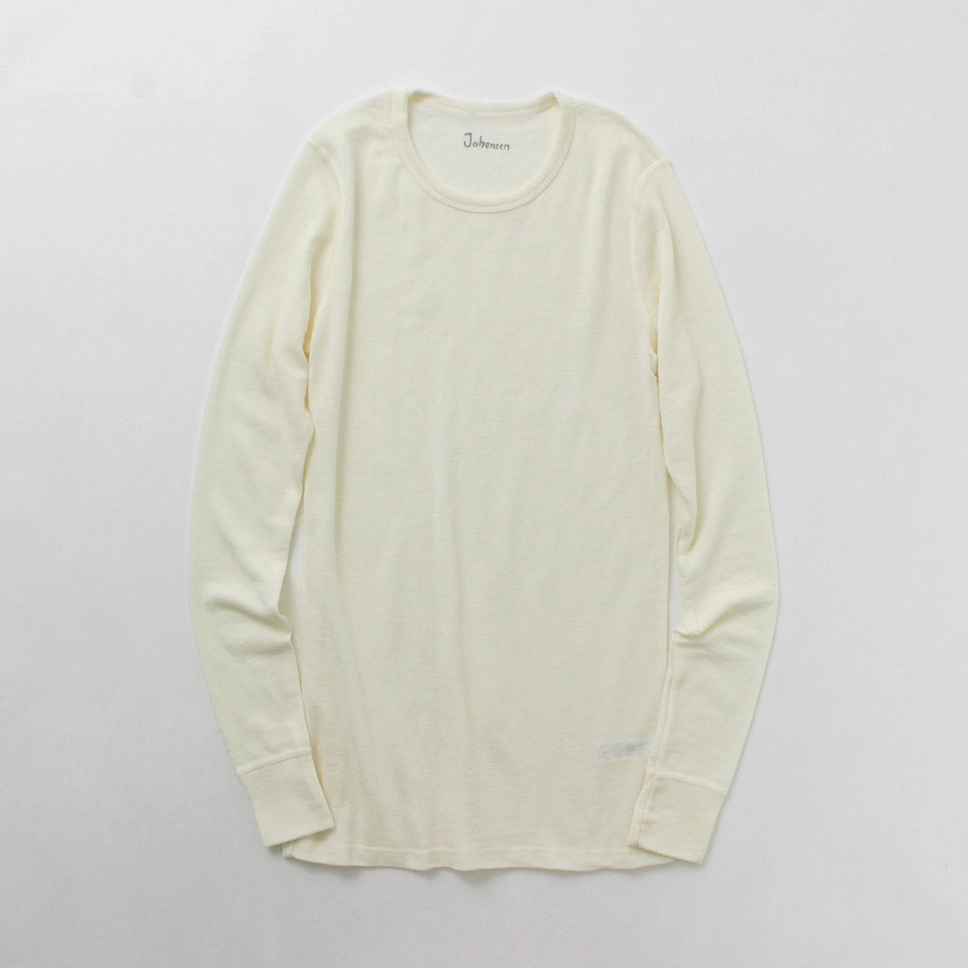 funky Animal print wildness JOHA / 100% Merino Wool Long Sleeve T-Shirt