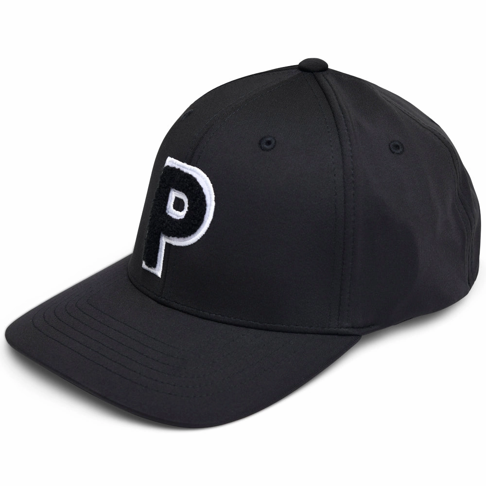 Weekend Style Quick Accent Puma Chenille P Cap - Black
