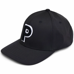 Weekend Style Quick Accent Puma Chenille P Cap - Black