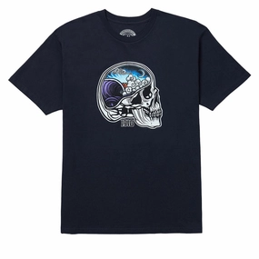 No Shrink Fabric 1910 In Your Head Night T-Shirt - Navy