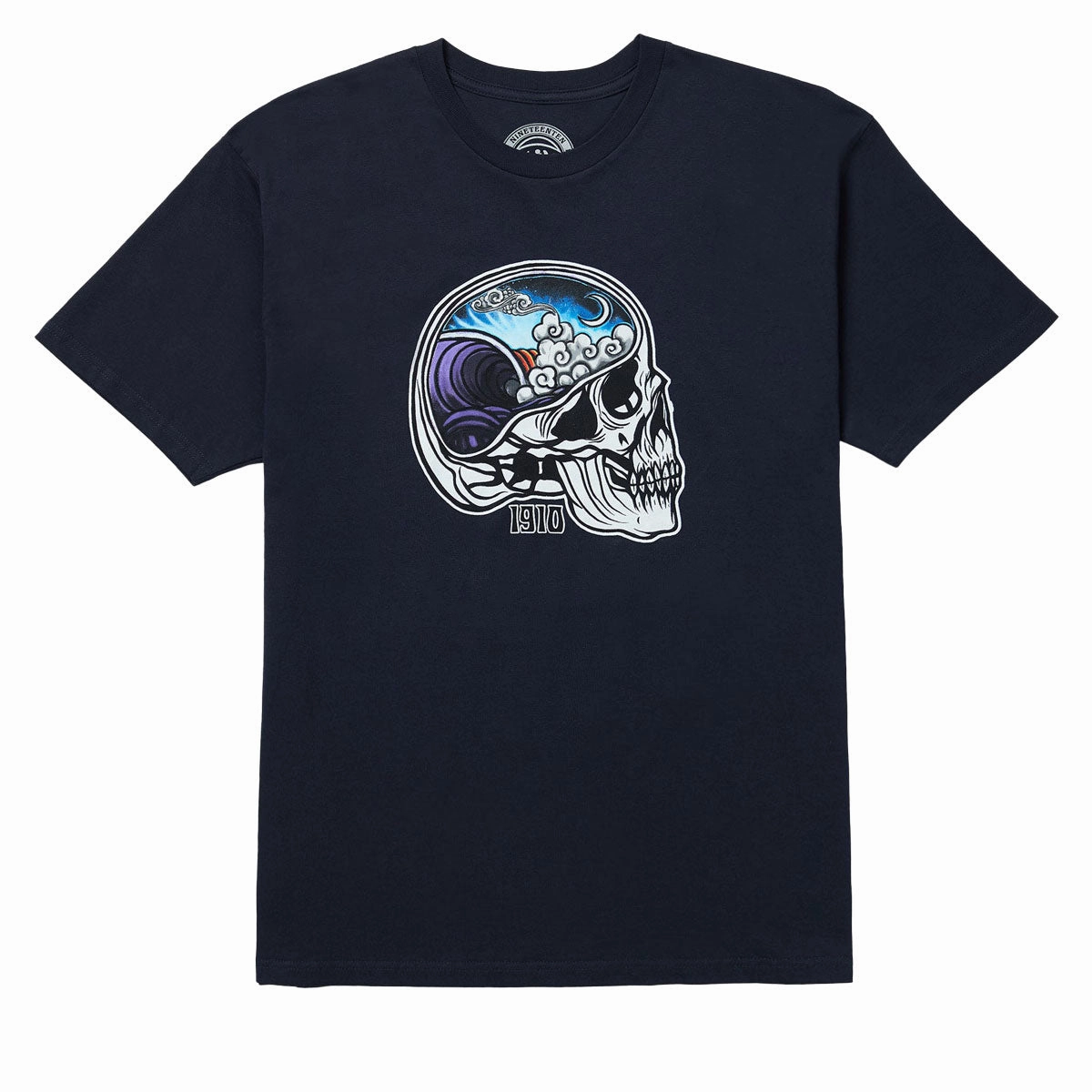 No Shrink Fabric 1910 In Your Head Night T-Shirt - Navy