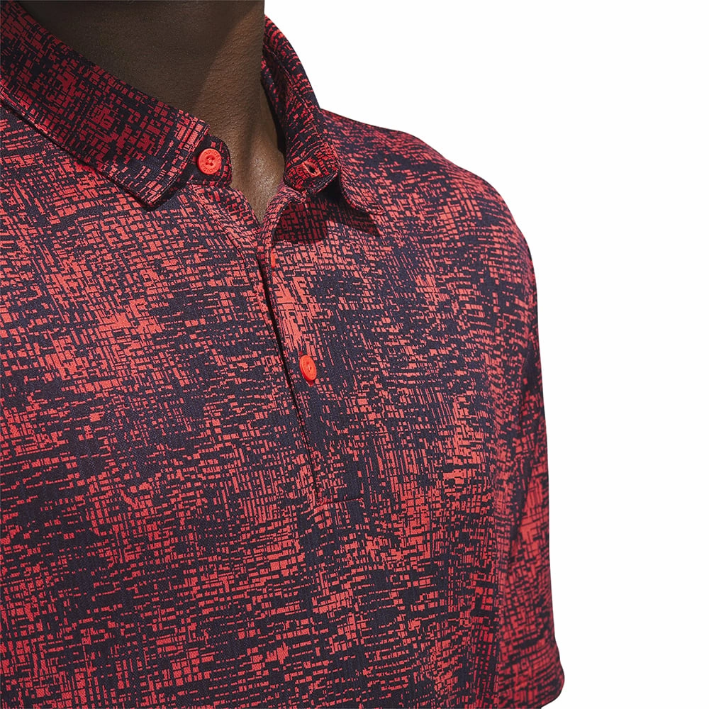 sports activity adidas Aerial Jacquard Polo Shirt - Bright Red